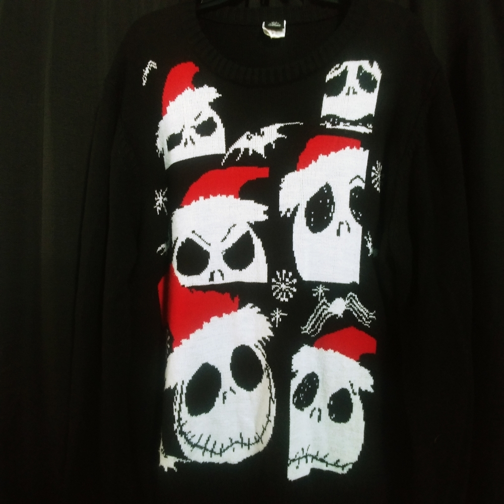 Jack Skellington NBC Christmas "knit" Sweater